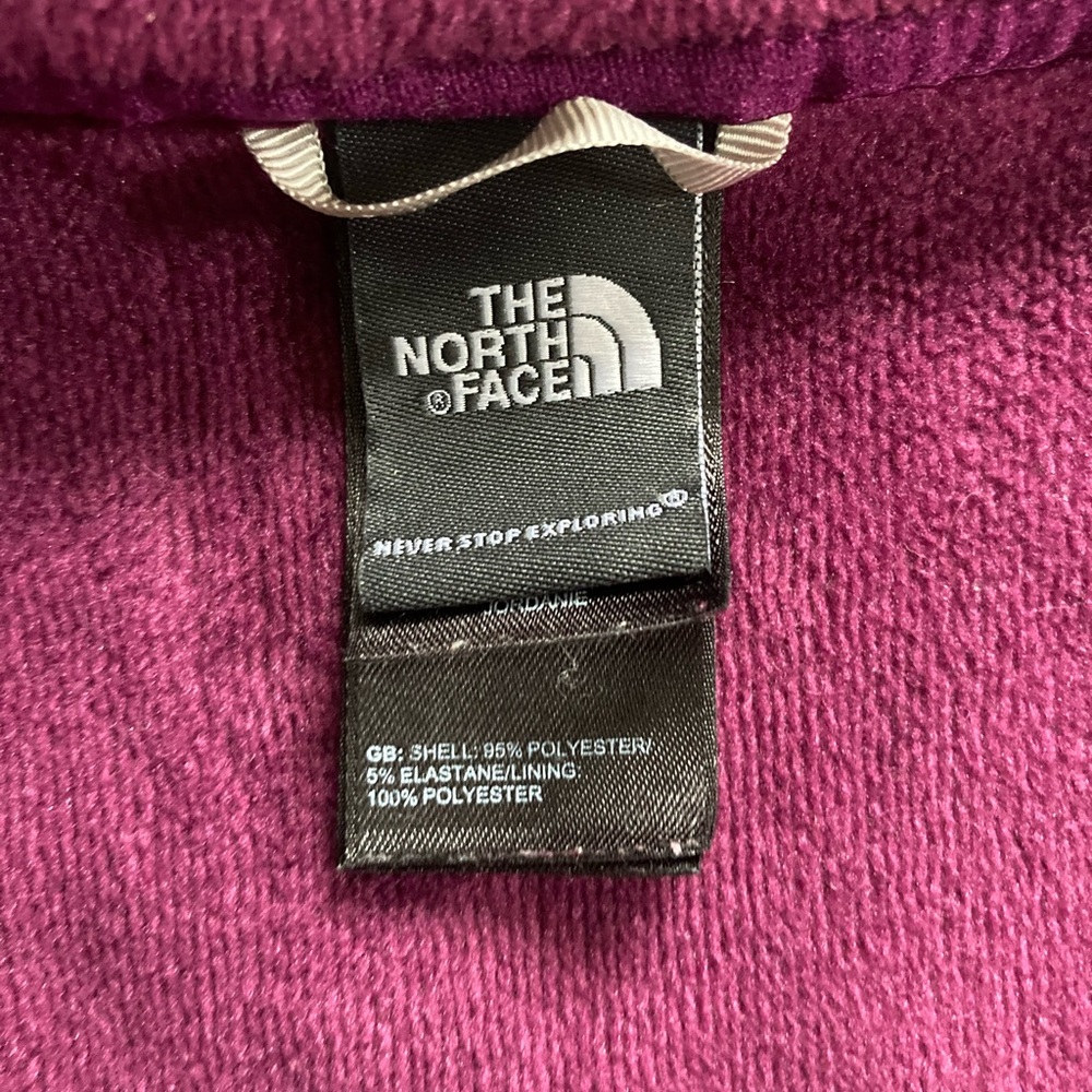 North Face Purple Full-Zip Jacket - Picture 7 of 9